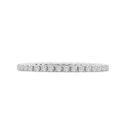 Load image into Gallery viewer, SPARK CREATIONS 18K White Gold Diamond Eternity Band