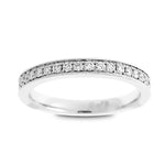 Load image into Gallery viewer, 18K White Gold Diamond Eternity Wedding Band