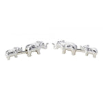 Load image into Gallery viewer, DEAKIN & FRANCIS Mother And Baby Elephant Cufflinks - FINAL SALE