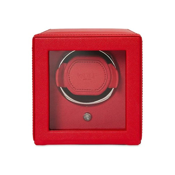 WOLF Cub Single Watch Winder - Red