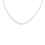 Load image into Gallery viewer, 18K White Gold Tennis Necklace With Various Shaped Diamonds
