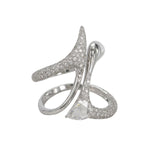 Load image into Gallery viewer, ETHO MARIA 18K White Gold Diamond Open Band Ring