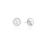 Load image into Gallery viewer, ANNA BECK Hammered Stud Earrings - Silver