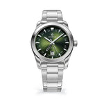 Load image into Gallery viewer, MONTA Noble Voyager Automatic 24-hr 38.5mm Green Dial