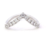 Load image into Gallery viewer, Diamond Chevron Band