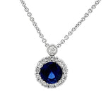 Load image into Gallery viewer, Sapphire and Diamond Necklace