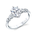 Load image into Gallery viewer, PARADE DESIGNS 14K White Gold Classic Bridal Three Stone Ring Parade Designs