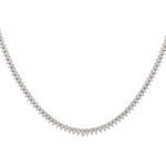 Load image into Gallery viewer, 18K White Gold Diamond Collar Tennis Necklace