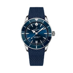 Load image into Gallery viewer, BREITLING Superocean Heritage Automatic 42 Blue Dial Blue Rubber Watch 42mm - NEW