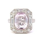 Load image into Gallery viewer, Kunzite and Diamond Fashion Ring