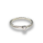 Load image into Gallery viewer, Diamond Pebble Stacking Ring
