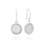 Load image into Gallery viewer, Classic Circle Drop Earrings - Silver
