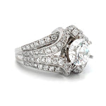 Load image into Gallery viewer, ESTATE 14K White Gold Wedding Set