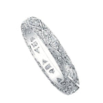Load image into Gallery viewer, BEVERLY K 18K White Gold Diamond Wedding Band
