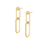 Load image into Gallery viewer, MICHAEL M Pavè Couplet Earrings