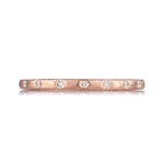 Load image into Gallery viewer, SETHI COUTURE 18K Rose Gold Dunes White Diamond Band