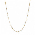 Load image into Gallery viewer, 18K YELLOW GOLD ROSE CUT DIAMOND NECKLACE