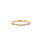 Load image into Gallery viewer, 18K Yellow Gold Diamond Wedding Band 0.11cttw