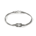 Load image into Gallery viewer, Love Knot Sterling Silver Bracelet

