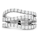 Load image into Gallery viewer, Hearts on Fire Atlantico Triple Wave Diamond Ring
