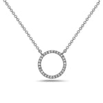Load image into Gallery viewer, 14K White Gold Diamond Necklace