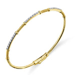 Load image into Gallery viewer, SLOANE STREET Gold and Diamond Bracelet