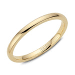 Load image into Gallery viewer, Ladies Traditional 2mm Heavy Dome Wedding Band