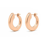 Load image into Gallery viewer, 14K Rose Gold Hoop Earrings