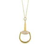 Load image into Gallery viewer, Diamond Equestrian Necklace