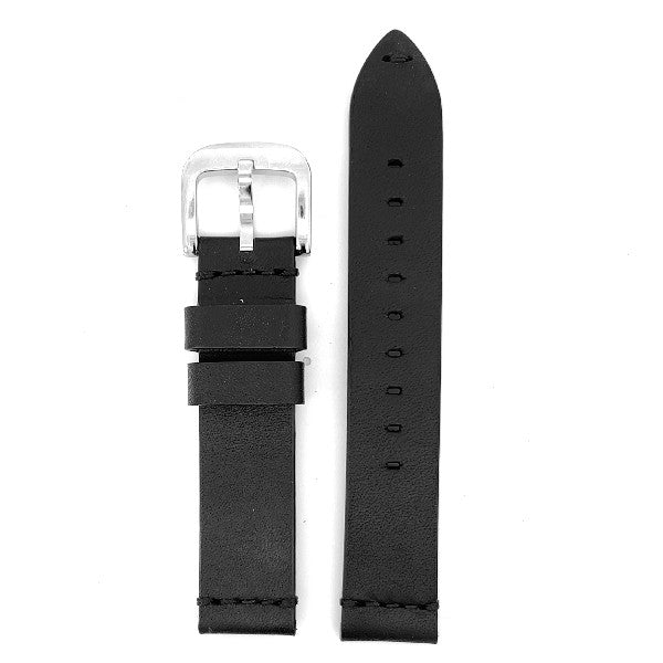Shinola 18mm Black Leather Watch Strap