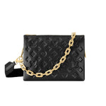 Load image into Gallery viewer, Certified Authentic Pre-Owned LOUIS VUITTON Coussin PM Black Lambskin Crossbody Bag