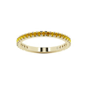 14K Yellow Gold Citrine Stackacle Ring