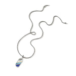 Load image into Gallery viewer, JOHN HARDY Carved Chain Inlay Treated Turquoise PendantNecklace