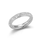 Load image into Gallery viewer, WALTERS FAITH 18K White Gold Diamond Eternity Band