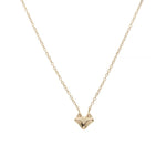 Load image into Gallery viewer, ESTATE 14K Yellow Gold Tiny Gold Fox Pendant Necklace