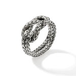 Load image into Gallery viewer, JOHN HARDY Love Knot Silver Chain Ring