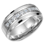 Load image into Gallery viewer, Men's Diamond Wedding Band