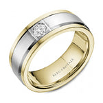 Load image into Gallery viewer, Men's Diamond Wedding Band