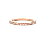Load image into Gallery viewer, 18K Rose Gold Diamond Eternity Band 0.20cttw