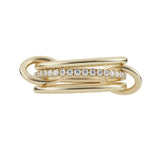 Load image into Gallery viewer, SPINELLI KILCOLLIN 18K Yellow Gold Sonny Triple Ring with Diamond Band