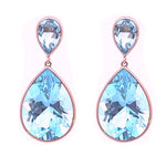 Load image into Gallery viewer, ETHO MARIA Blue Topaz Earrings