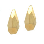 Load image into Gallery viewer, 18K Yellow Gold Geometric Puff Earrings