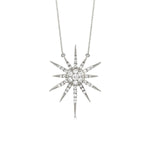 Load image into Gallery viewer, Diamond Starburst Necklace