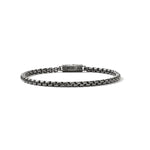 Load image into Gallery viewer, JOHN HARDY Box Chain Satin Matte Black Rhodium Bracelet