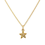 Load image into Gallery viewer, 18K Yellow Gold Shooting Star Diamond Pendant