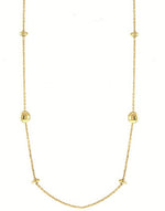Load image into Gallery viewer, Round Bead Station Necklace