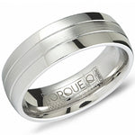 Load image into Gallery viewer, CROWN RING Men's Cobalt Wedding Band
