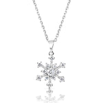 Load image into Gallery viewer, Snowflake Diamond Pendant
