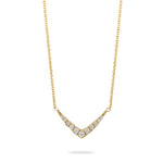 Load image into Gallery viewer, Diamond V Necklace