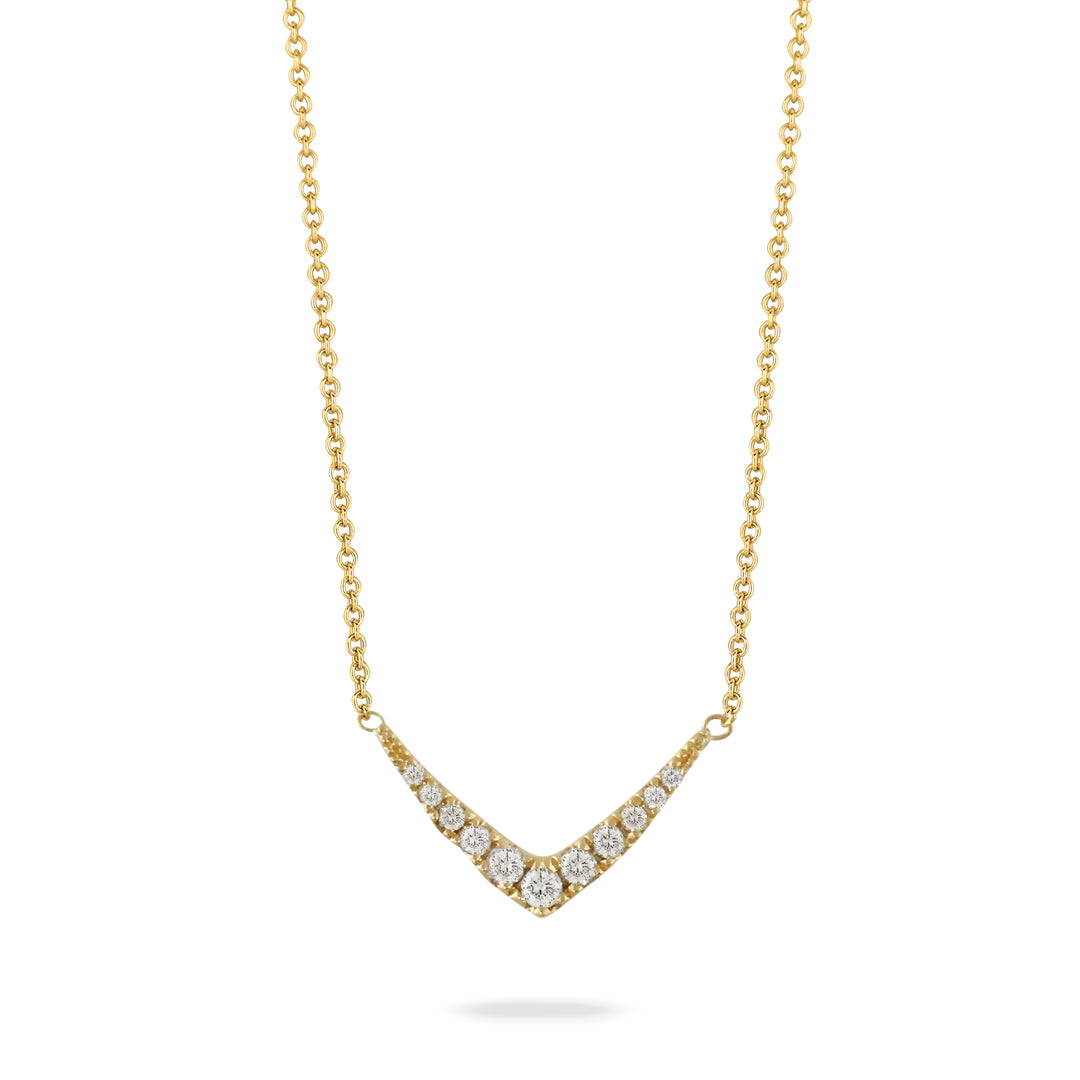 Diamond V Necklace